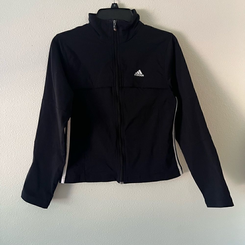 Adidas Women side 3 stripes jacket size M